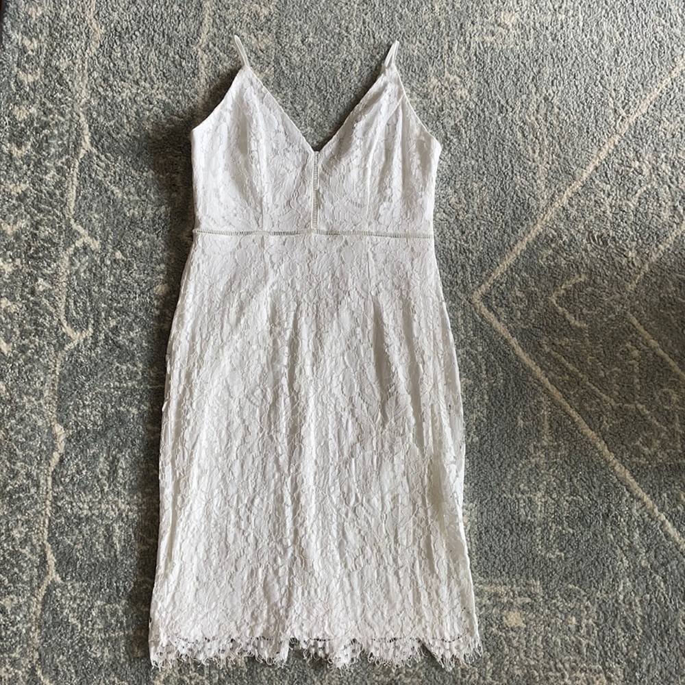 ASTR White lace dress
